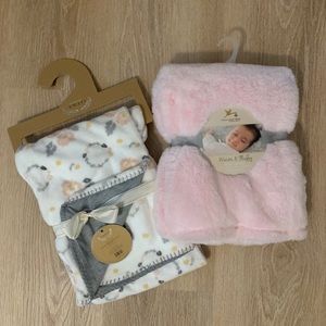 2 piece 🍼baby blanket set